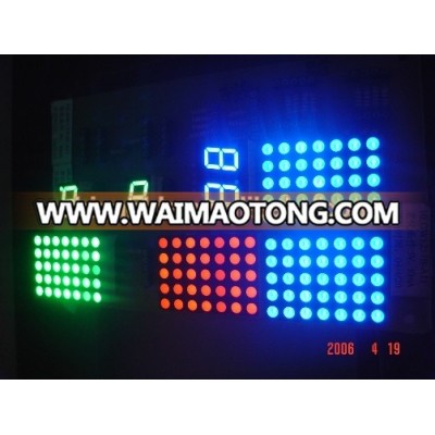 5X7 Red color dot matrix led display P2.54mm with high brightness