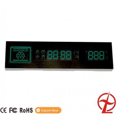 7digit 7 segment customized full color led display for household appliances