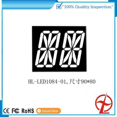 white color customer display for elevator 16 segment led display