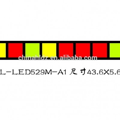 8 bar small led display for radar detector